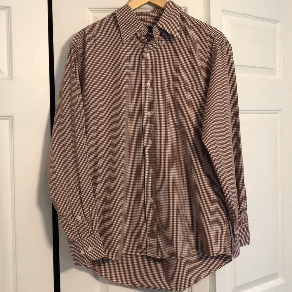3/$20 Club Room plaid long sleeve button down